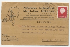 Em. Juliana Drukwerk wikkel Amsterdam - Rijswijk 1969