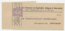 Drukwerkrolstempel / wikkel - s Gravenhage 1912