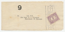 Drukwerkrolstempel / wikkel - Wageningen 1913