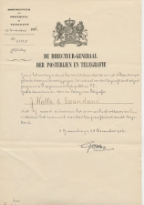 P en T Den Haag 1906 - Radicaal voor de Telegraafdienst Zaandam