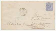 Envelop G. 1 Ter Neuzen - Gent Belgie 1884 - Grenstarief