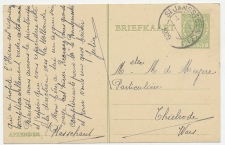 Briefkaart St. Janssteen - Thielrode Belgie 1929 - Grenstarief