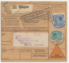 Em. Veth Pakketkaart Hillegom - Zwitserland 1930 - Remboursement