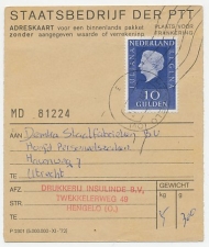 Em. Juliana Adreskaart Hengelo - Utrecht 1976
