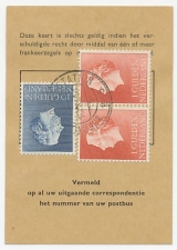 Em. Juliana Postbuskaartje s Hertogenbosch 1965