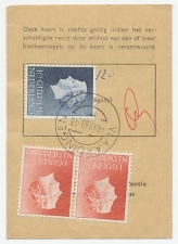 Em. Juliana Postbuskaartje Vlaardingen 1968