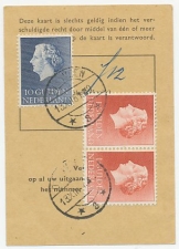 Em. Juliana Postbuskaartje Overveen 1961