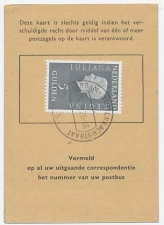 Em. Juliana Postbuskaartje Amsterdam 1976 - Bewaarloon
