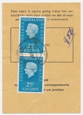 Em. Juliana Postbuskaartje Huizen 1974 - Bewaarloon