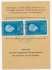 Em. Juliana Postbuskaartje Assen 1976 - Bewaarloon