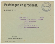 Machinestempel Postgiro kantoor Den Haag 1929 ( front )