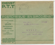 Machinestempel Postgiro kantoor Den Haag 1943