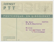 Machinestempel Postgiro kantoor Den Haag 1956