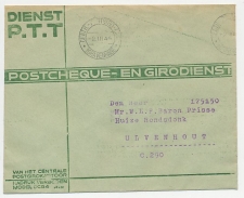 Machinestempel Postgiro kantoor Den Haag 1944