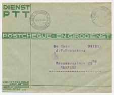 Machinestempel Postgiro kantoor Den Haag 1951