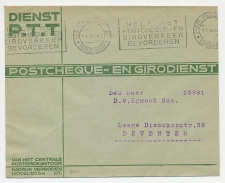 Machinestempel Postgiro kantoor Den Haag 1940