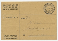Dienst PTT Den Haag 1950 - Centr. Girokantoor