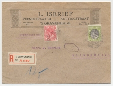 Em. Bontkraag Aangetekend Den Haag - Duitsland 1919