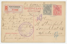 Em. Bontkraag Aangetekend Briefkaart Scheveningen - Belgie 1918