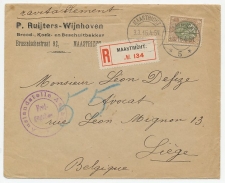 Em. Bontkraag Aangetekend Maastricht - Belgie 1916