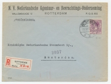 Em. Veth Aangetekend Rotterdam - Amsterdam 1926