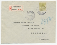 Em. Veth Aangetekend Amsterdam - Belgie 1929