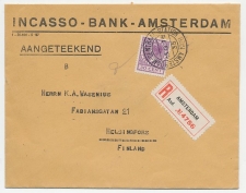 Em. Veth Aangetekend Amsterdam - Finland 1928