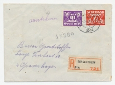 Em. Duif Aangetekend Bergentheim - Den Haag 1944