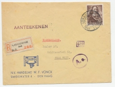 Em. Zeehelden 1943 Aangetekend Den Haag - Tsjechoslowakije