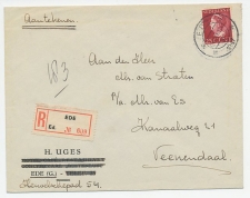 Em. Konijnenburg Aangetekend Ede - Veenendaal 1947