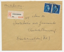 Em. Konijnenburg Aangetekend Donkerbroek - Oosterwolde 1948