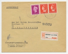 Em. Konijnenburg Aangetekend Bergen op Zoom - Den Haag 1948