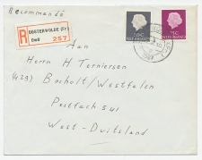 Em. Juliana Aangetekend Oosterwolde - Duitsland 1967