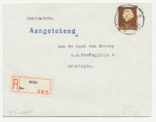 Em. Juliana Aangetekend Norg - Groningen 1967
