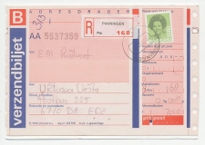 Em. Beatrix Aangetekend Panningen - Ede 1991 - Verzendbiljet    