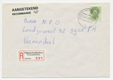 Em. Beatrix Aangetekend Roosendaal Rijdend Postkantoor 1990