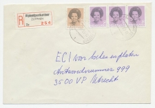 Em. Beatrix Aangetekend Zutphen Rijdend Postkantoor 1983