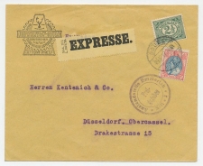 Em. Bontkraag Expresse Gouda - Duitsland 1917