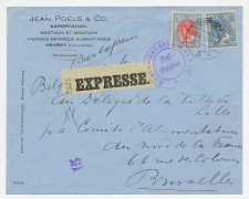Em. Bontkraag Expresse Rotterdam - Belgie 1916