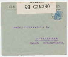 Nijmegen - Engeland 1917 - Censuur