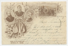 Firma brtiefkaart Amsterdam 1900 - Boer War / Kruger / Wijn     