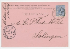 Firma briefkaart  Tilburg 1896 - Gebruiksartikelen