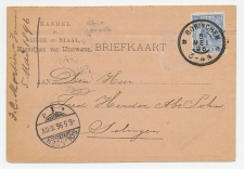 Firma briefkaart Gorinchem 1896 - IJzerhandel