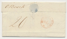 Distributiekantoor Oudenbosch - Breda - Middelburg 1841