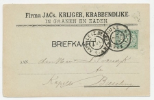 Firma briefkaart Krabbendijke 1902 - Granen en Zaden