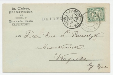 Firma briefkaart Kruiningen 1902 - Boomkweeker - Zeeuwsche tenen