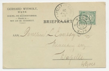 Firma briefkaart Wijhe 1906 - Hoepel- en Mandenfabriek