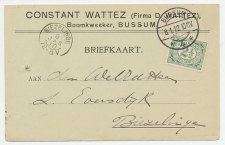 Firma briefkaart Bussum 1910 - Boomkweker