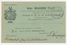 Firma briefkaart Nibbikswoud  1908 - Haarlemmerolie