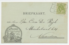 Firma briefkaart Cuyk 1918 - Groentekwekerij
